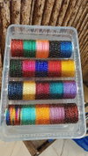 Trending Gold Drop Glass Bangles Combo Box Best Wholesale Shop In Surat